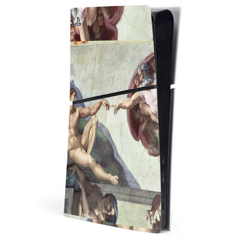 Creation of Adam by Michelangelo PlayStation PS5 Skins