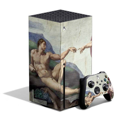 Creation of Adam by Michelangelo Xbox Series X Skins