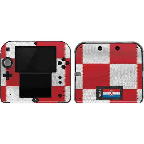 Croatia Soccer Flag Nintendo 2DS Skin