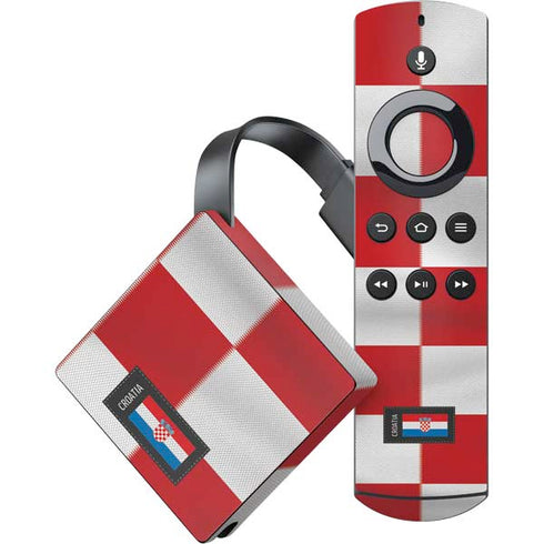 Croatia Soccer Flag Amazon Fire TV Skin
