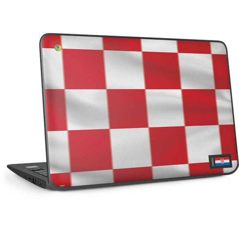 Croatia Soccer Flag HP Chromebook Skin