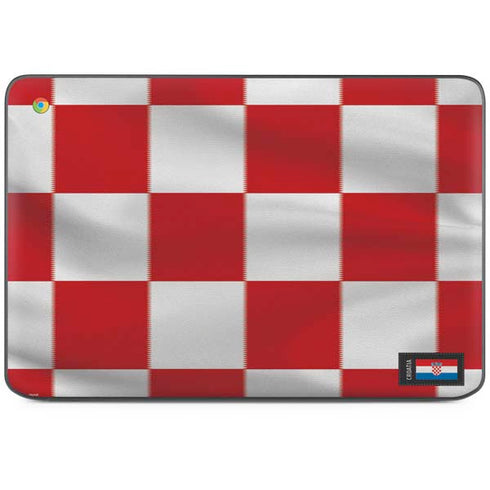 Croatia Soccer Flag HP Chromebook Skin