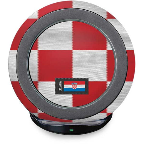 Croatia Soccer Flag Fast Charge Wireless Charging Stand Skin