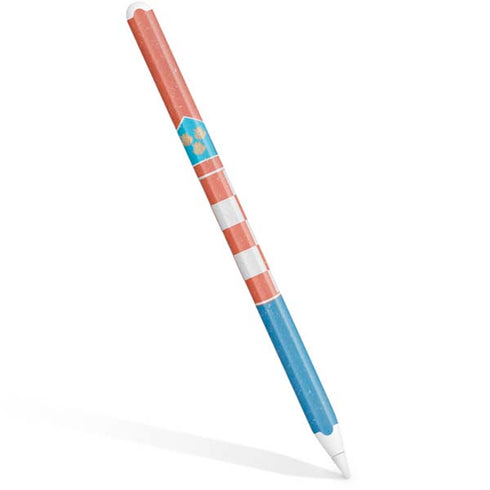 Croatia Flag Distressed Apple Pencil (2nd Gen 2019) Skin