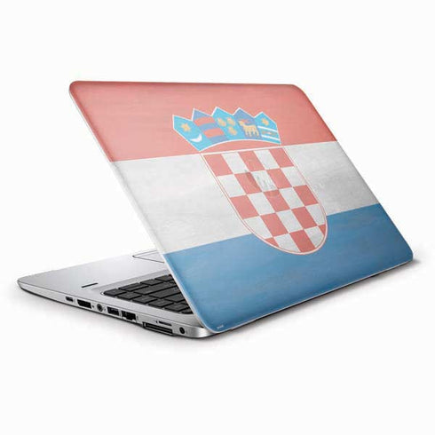 Croatia Flag Distressed HP Elitebook Skin