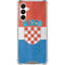 Croatia Flag Distressed Galaxy A16 5G Clear Case