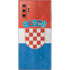 Croatia Flag Distressed Galaxy Note 10 Plus Skin