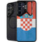 Croatia Flag Distressed Galaxy S25 Kickstand Case