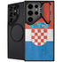 Croatia Flag Distressed Galaxy S25 Ultra Kickstand Case
