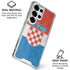 Croatia Flag Distressed Galaxy S25 Ultra Clear Case