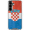 Croatia Flag Distressed Galaxy S26 Clear Case