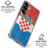 Croatia Flag Distressed Galaxy S26 Clear Case