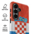 Croatia Flag Distressed Galaxy S26 Plus Impact Case