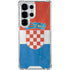Croatia Flag Distressed Galaxy S26 Ultra Clear Case