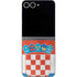 Croatia Flag Distressed Galaxy Z Flip6 Skin
