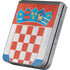 Croatia Flag Distressed Galaxy Z Flip6 Skin