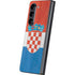 Croatia Flag Distressed Galaxy Z Fold5 5G Skin