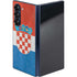 Croatia Flag Distressed Galaxy Z Fold6 Skin