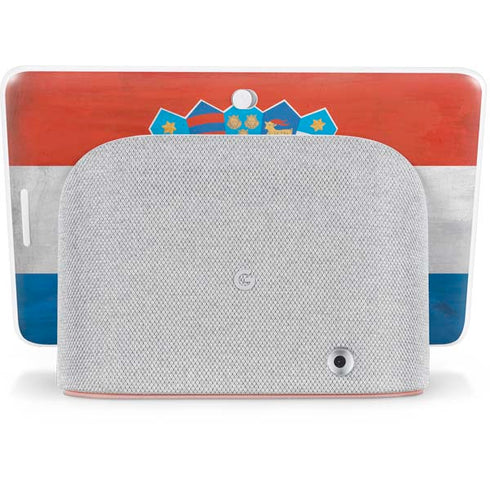 Croatia Flag Distressed Google Home Hub Skin