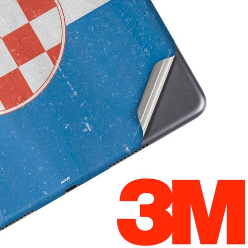 Croatia Flag Distressed iPad Skins