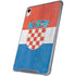 Croatia Flag Distressed iPad 11th Gen (2025) Clear Case