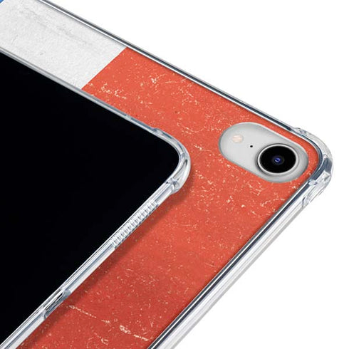 Croatia Flag Distressed iPad 11th Gen (2025) Clear Case