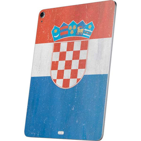 Croatia Flag Distressed Apple iPad Air Skin