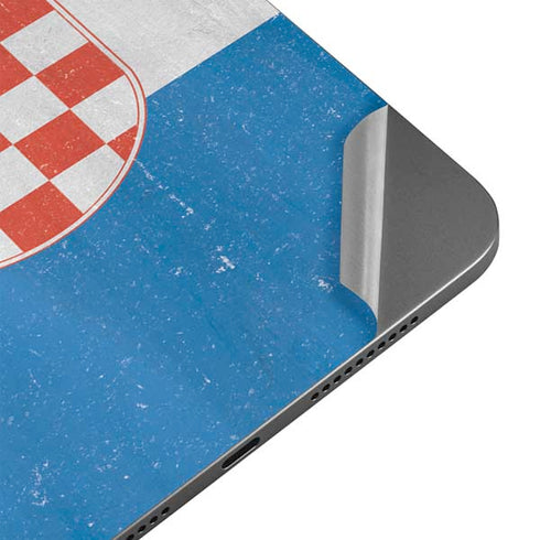 Croatia Flag Distressed Apple iPad Mini Skin