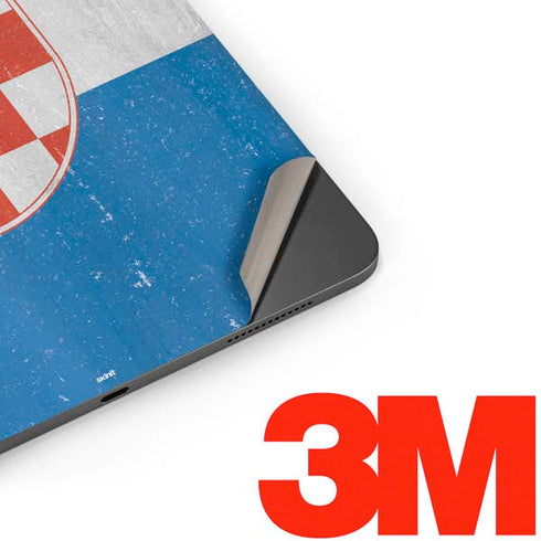 Croatia Flag Distressed Apple iPad Pro Skin