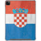 Croatia Flag Distressed iPad Cases