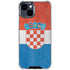 Croatia Flag Distressed iPhone 15 Clear Case