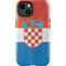 Croatia Flag Distressed iPhone 15 Impact Case