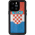 Croatia Flag Distressed iPhone 15 Pro Waterproof Case