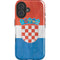 Croatia Flag Distressed iPhone 16 Magsafe Impact Case
