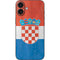 Croatia Flag Distressed iPhone 16 Plus Skin