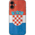 Croatia Flag Distressed iPhone 16 Plus Skin