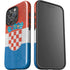 Croatia Flag Distressed iPhone 16 Pro Impact Case