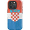 Croatia Flag Distressed iPhone 16 Pro Max Impact Case