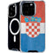 Croatia Flag Distressed iPhone 16 Pro Max MagSafe Case
