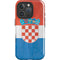 Croatia Flag Distressed iPhone 16 Pro Max Magsafe Impact Case