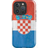 Croatia Flag Distressed iPhone 16 Pro Max Magsafe Impact Case