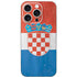 Croatia Flag Distressed iPhone 16 Pro Skin