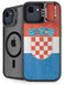 Croatia Flag Distressed iPhone 16e Kickstand Case