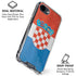 Croatia Flag Distressed iPhone 16e Clear Case