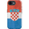 Croatia Flag Distressed iPhone 16e Impact Case