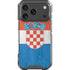 Croatia Flag Distressed iPhone 18 Pro Clear Case