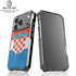 Croatia Flag Distressed iPhone 18 Pro Clear Case