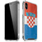 Croatia Flag Distressed iPhone X/XS Clear Case