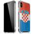 Croatia Flag Distressed iPhone X/XS Clear Case