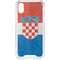 Croatia Flag Distressed iPhone XS Clear Case